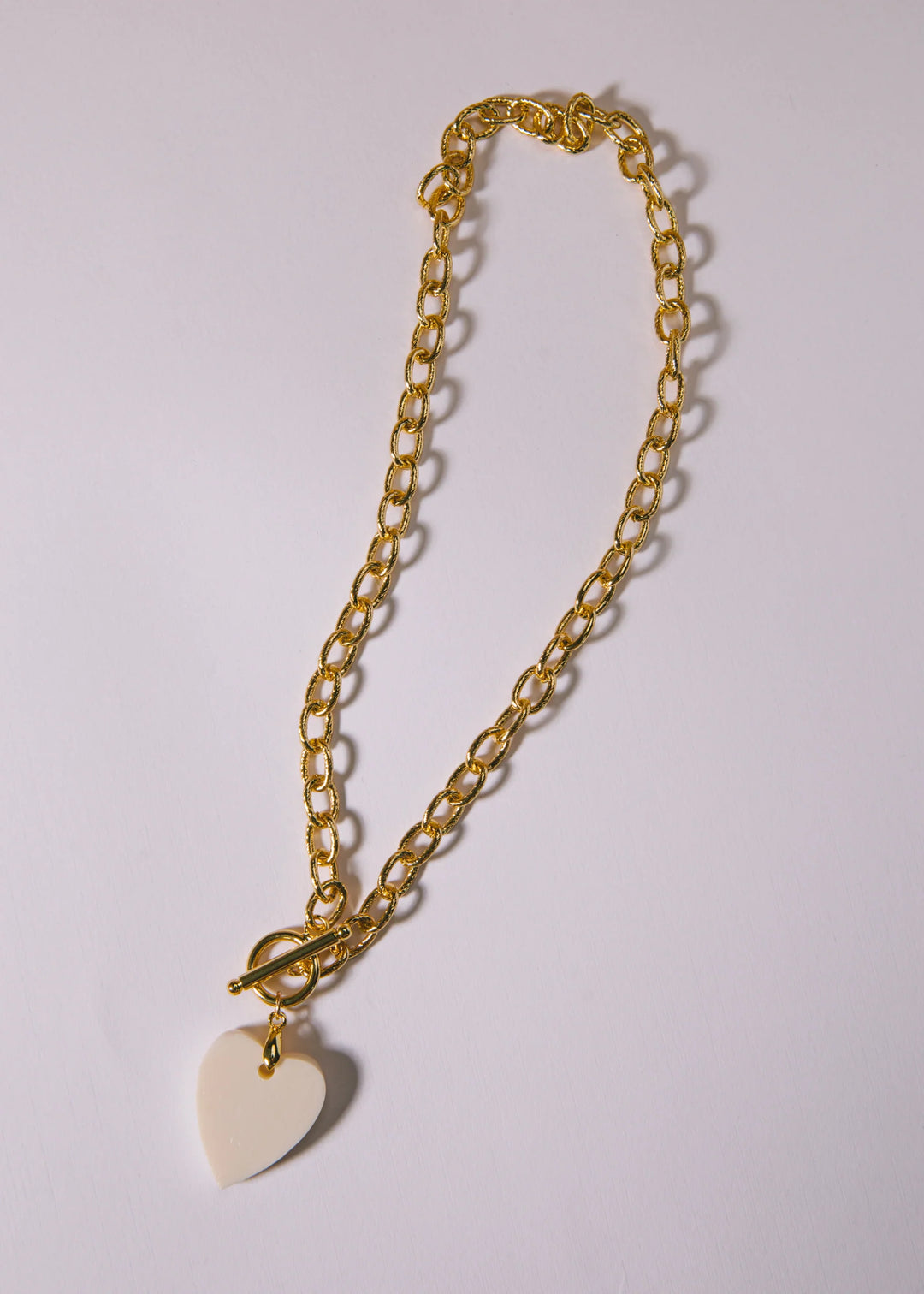 Bone Heart Necklace